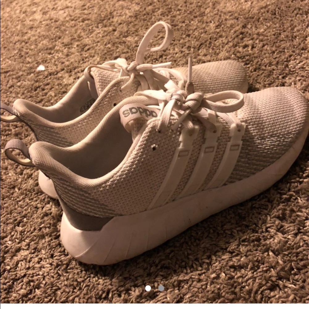 white adidas shoes